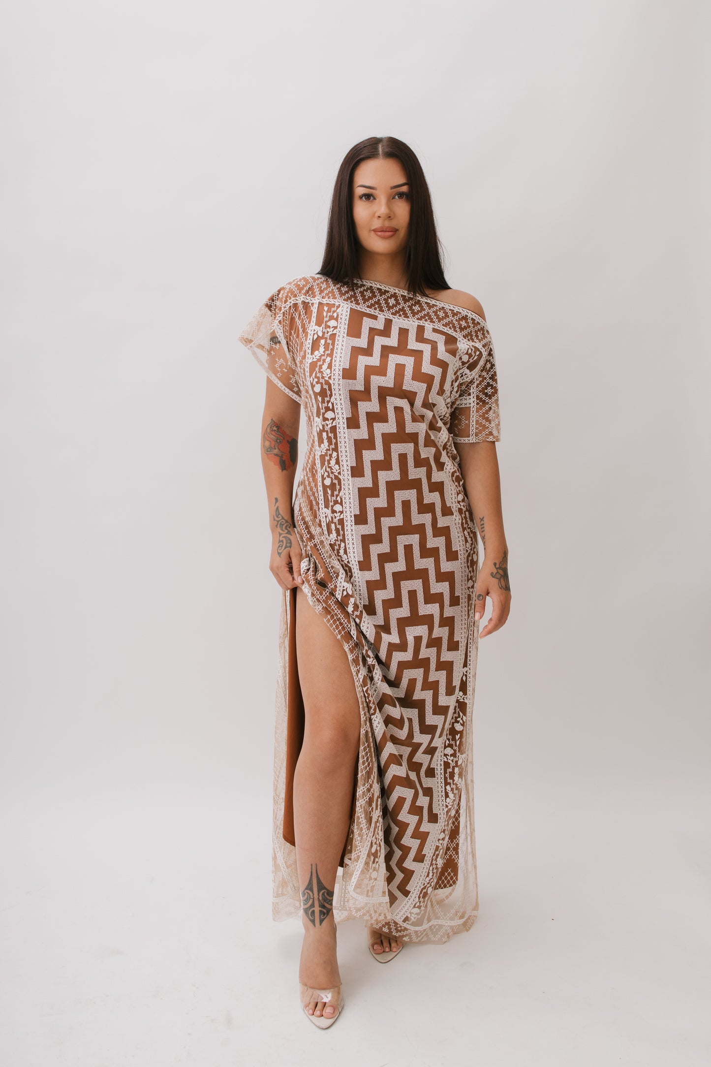 Tukutuku slip dress