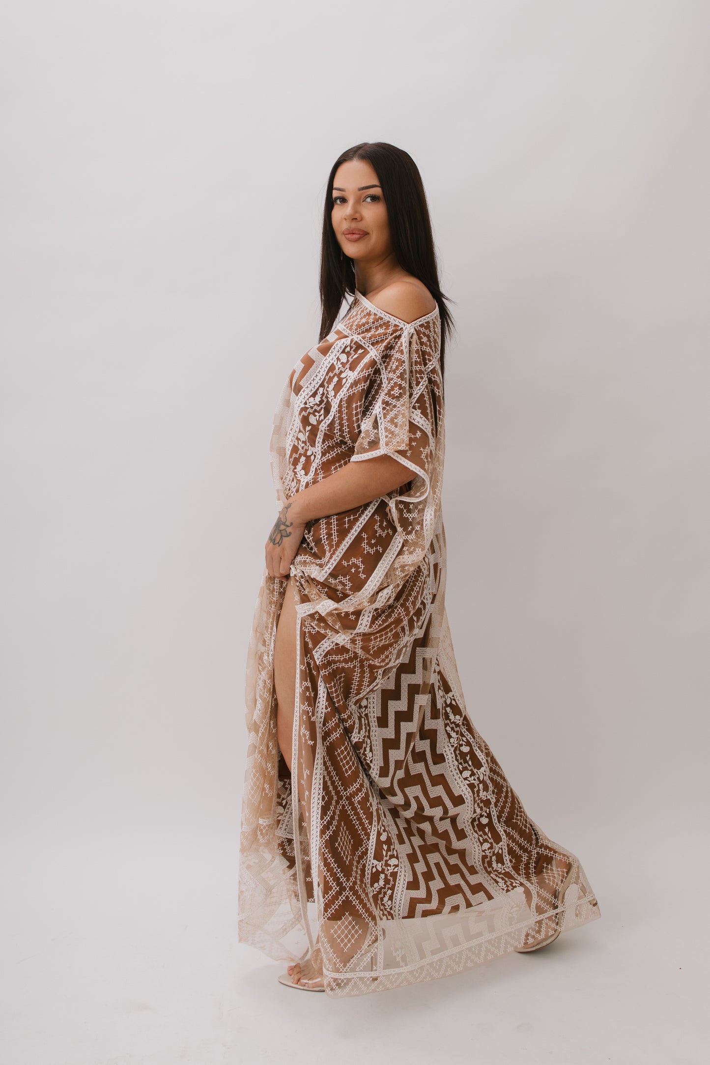 Tukutuku slip dress