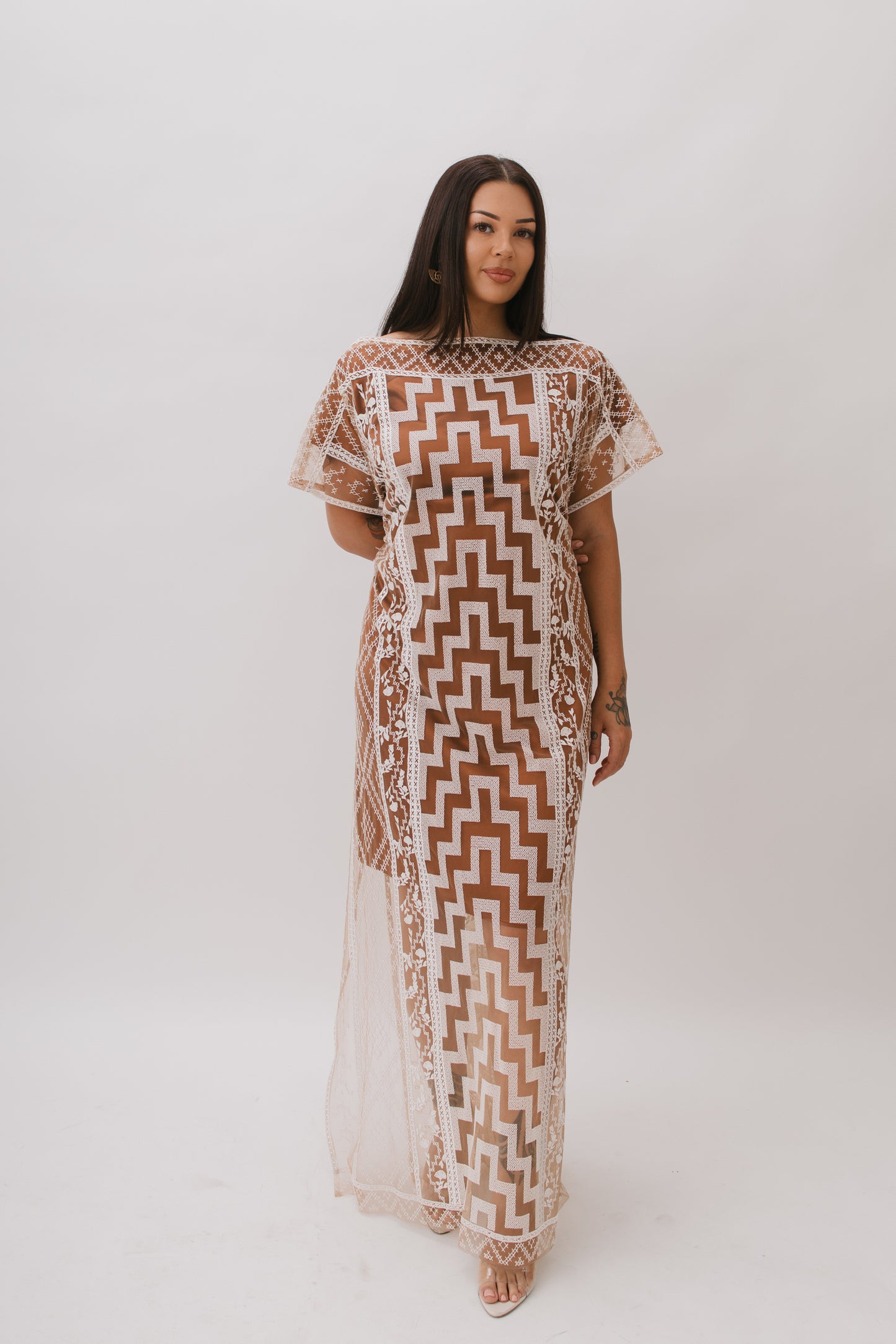 Tukutuku slip dress