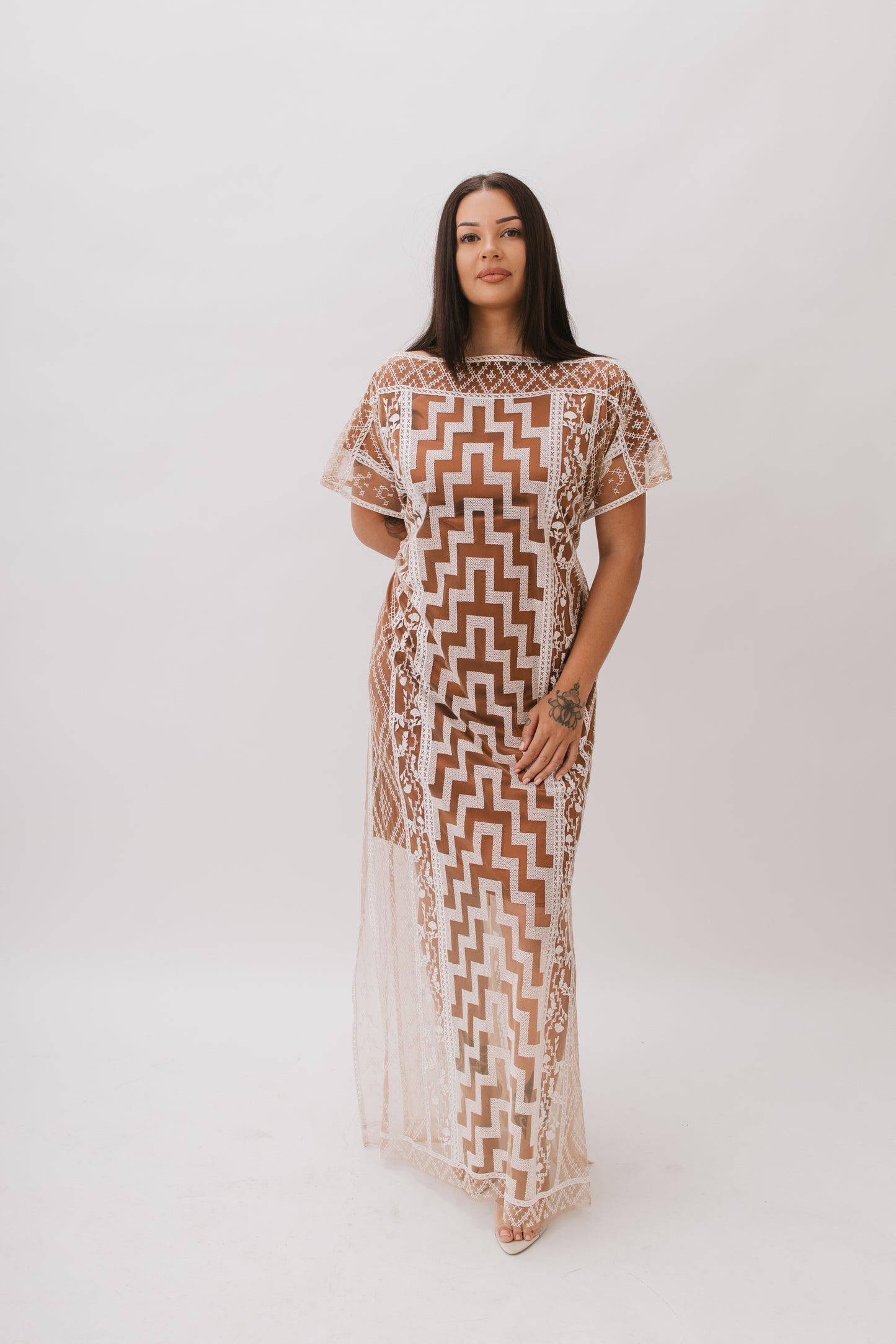 Tukutuku slip dress